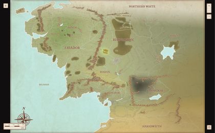 Middle-Earth map