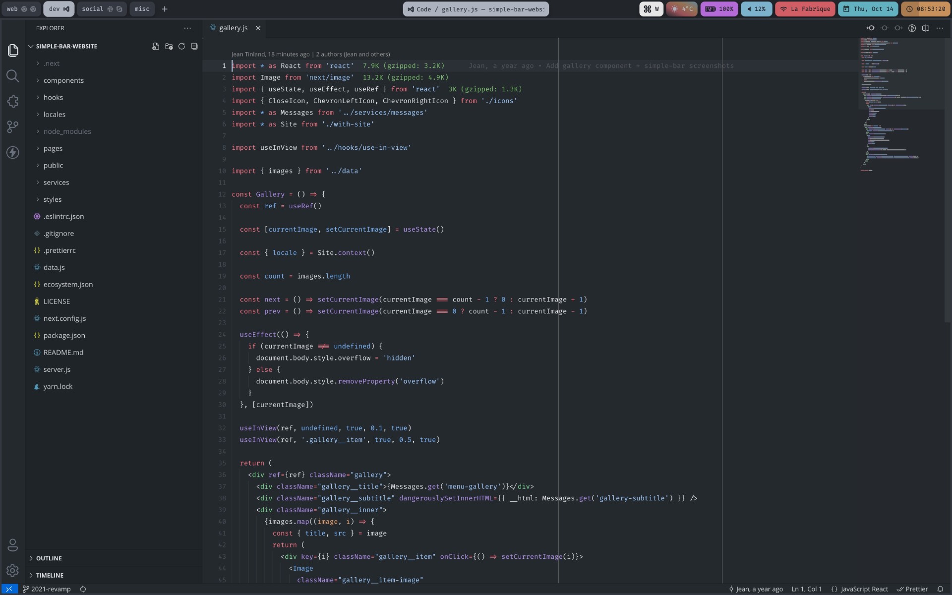Theme One Dark